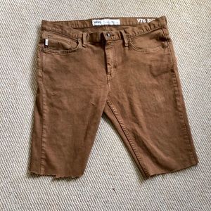 Vans Men's V76 Skinny Colored Denim Cut Shirts